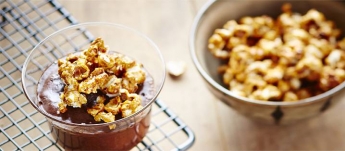 mousse au chocolat popcorn